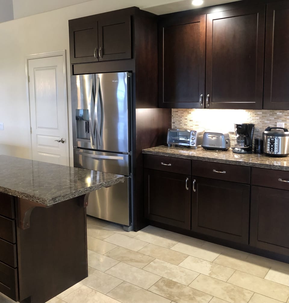 Kitchen buffet counter