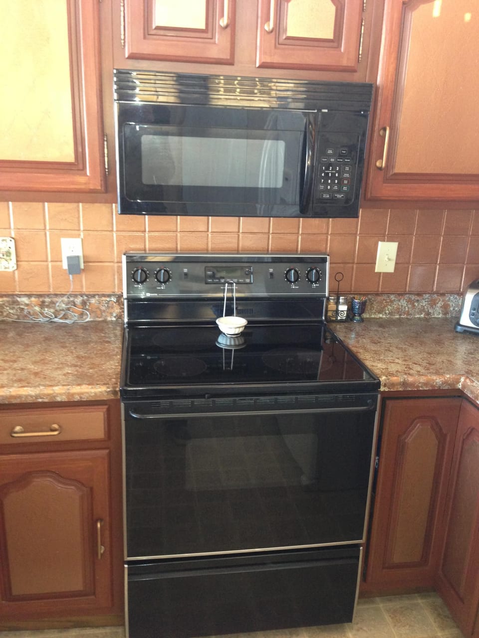 Stove and microwave