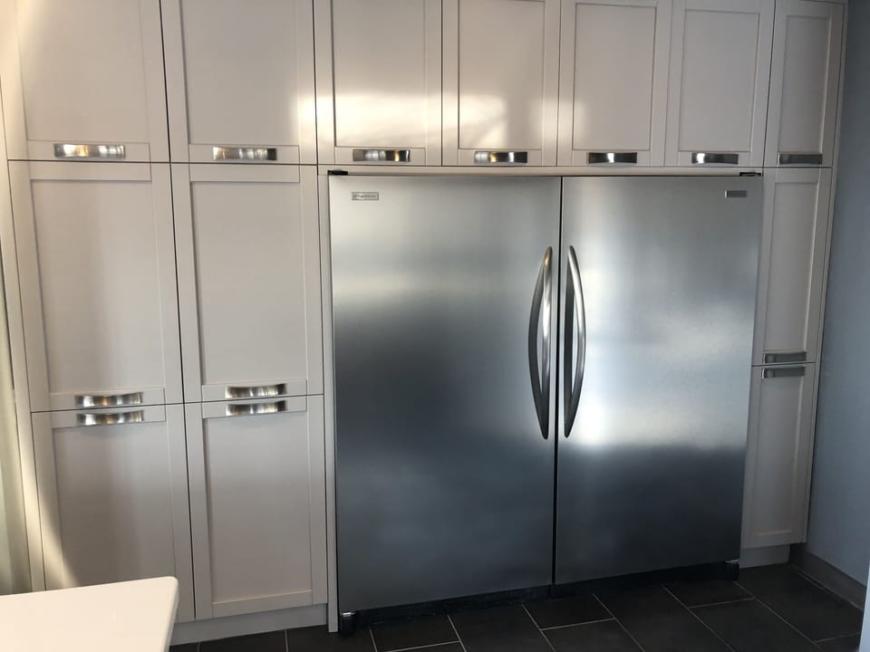 Very large fridge and freezer