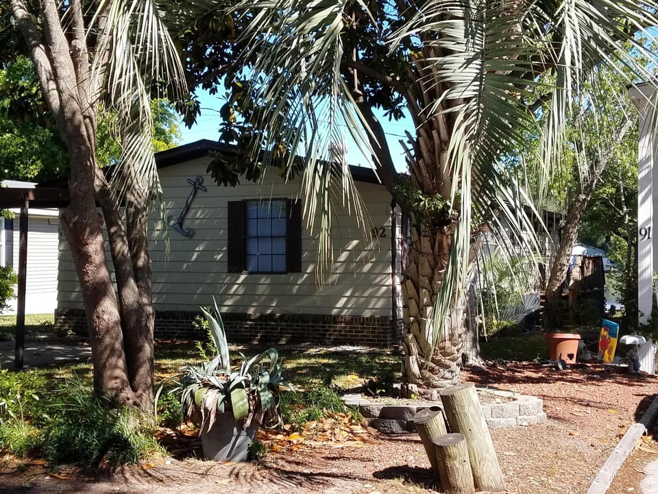 front of the house