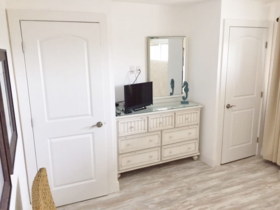 New furniture in queen room.