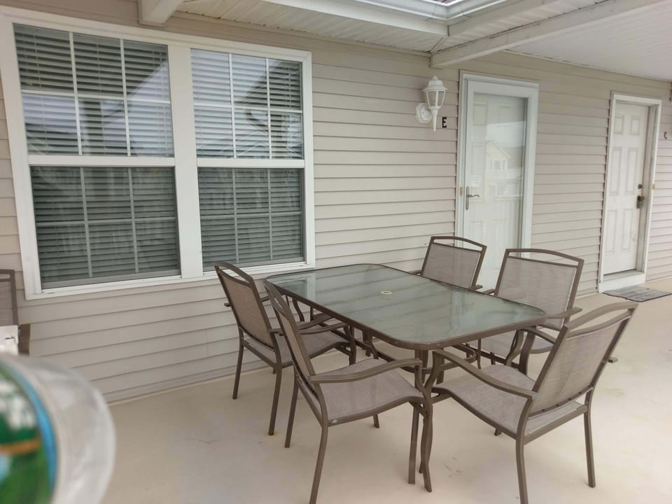 Enjoy relaxing on the patio