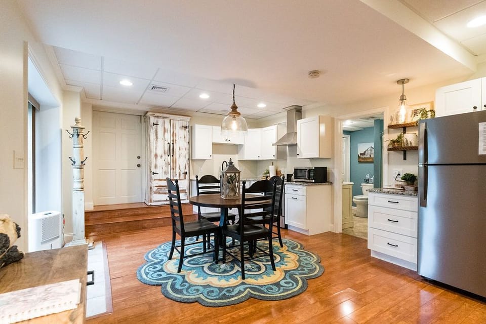 Dining and kitchen area