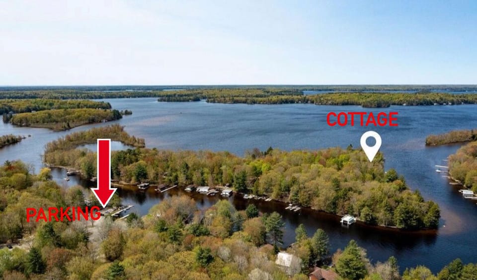 Two min boat ride across