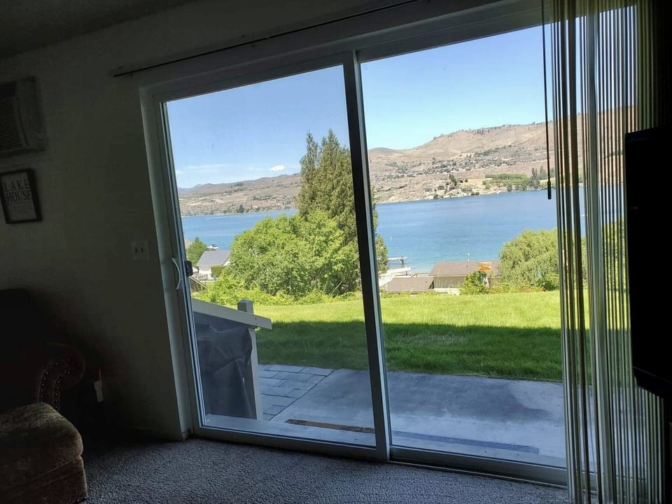 You can observe the views from the comfy couch in the livingroom.