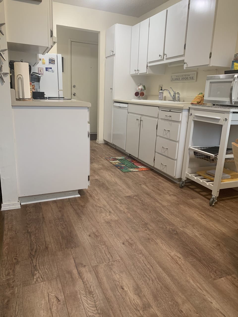 New flooring is always nice on vacation.