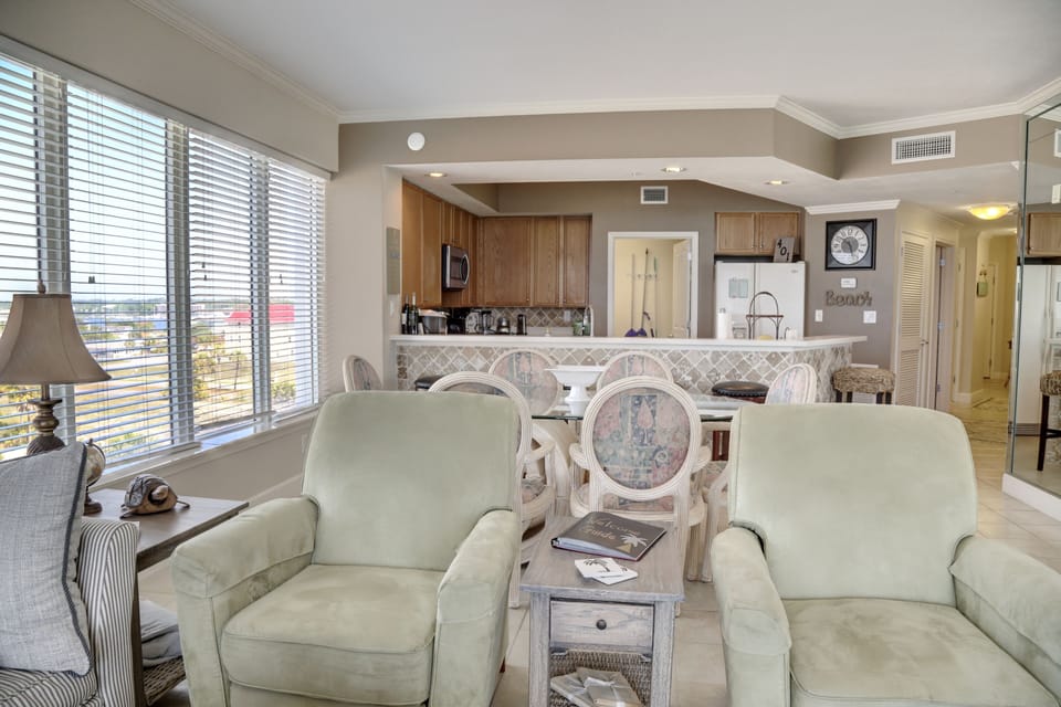 Relax and watch Cable TV or a movie after a long day on the beach.
