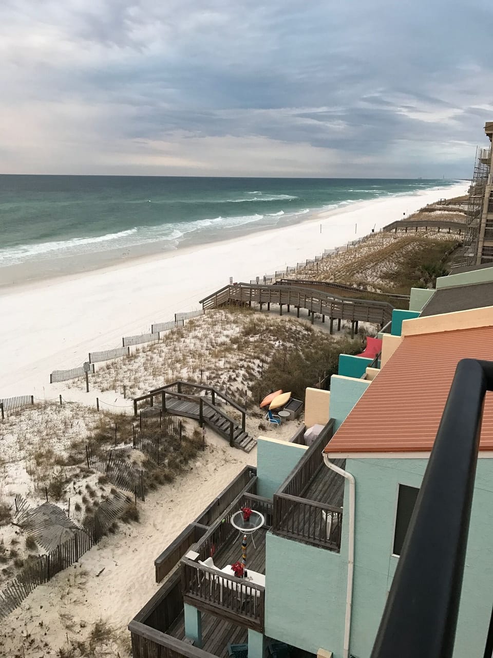 The beach is fairly private and chair service is available.