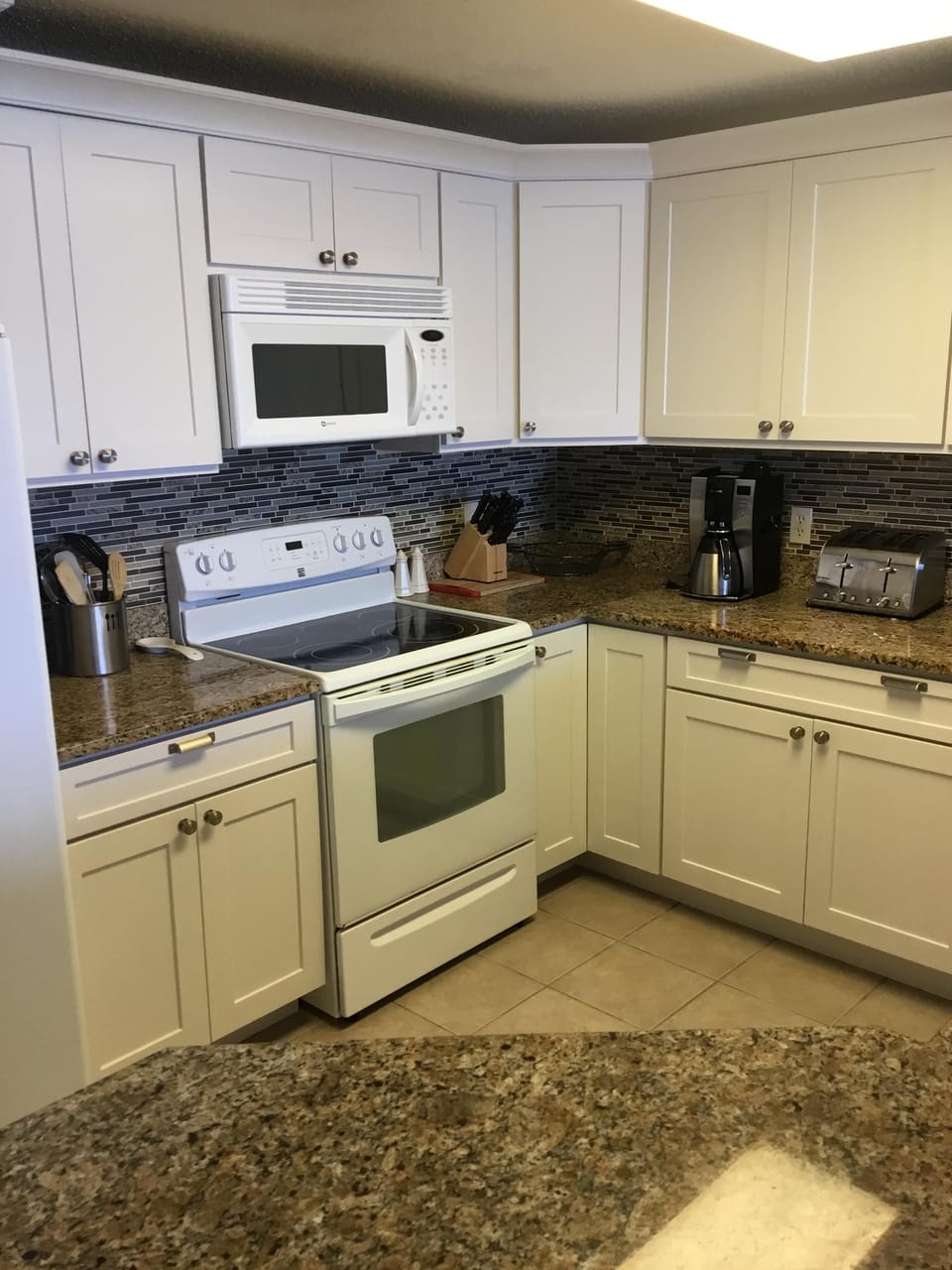 Fully stocked kitchen