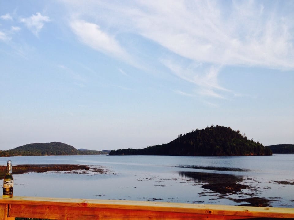View from the front deck