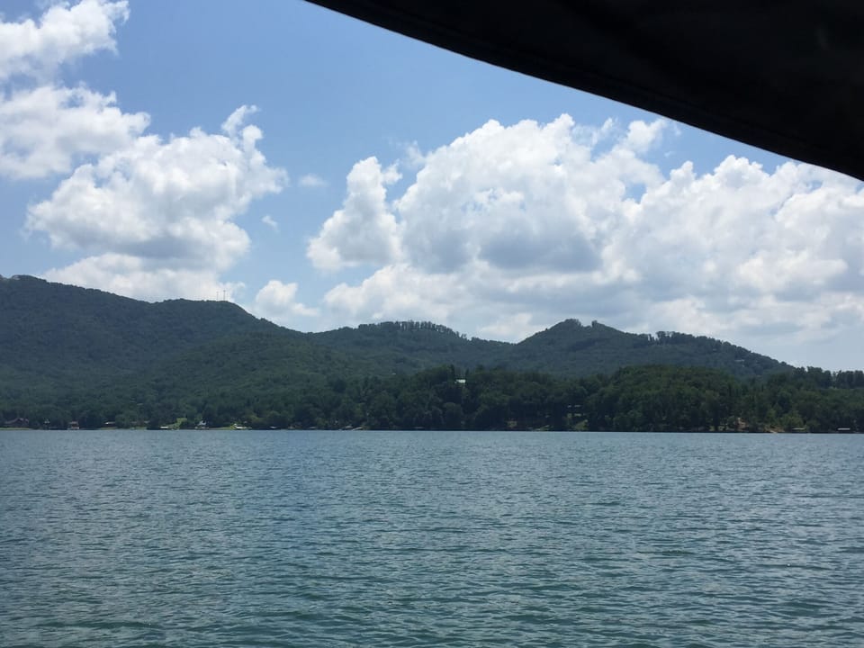 See the Sleeping Giant !  His face is on the right