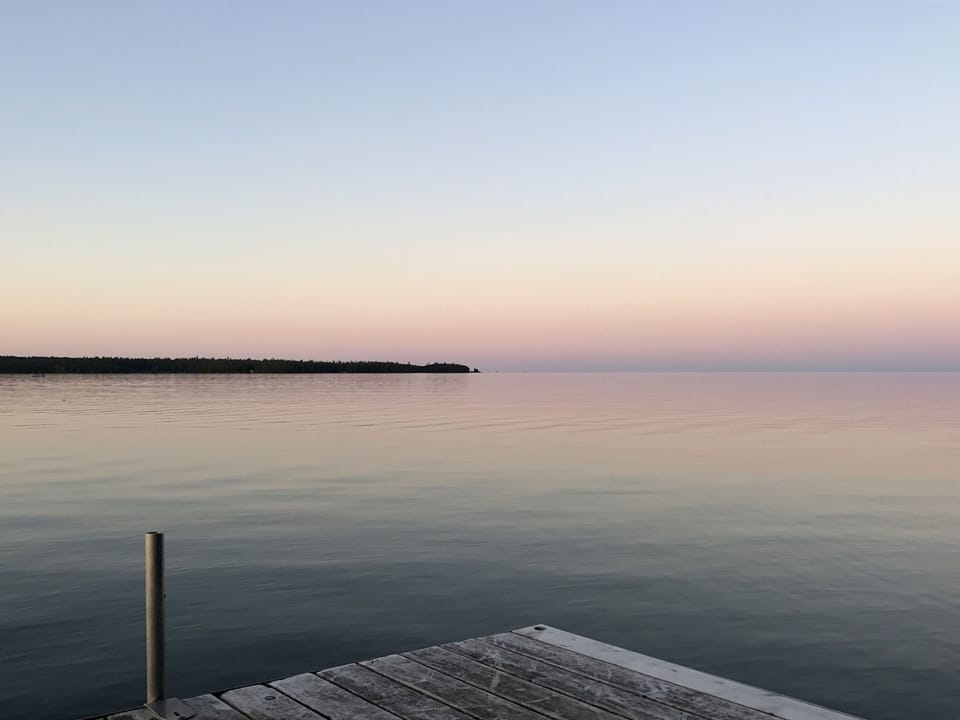 Early morning calm.
