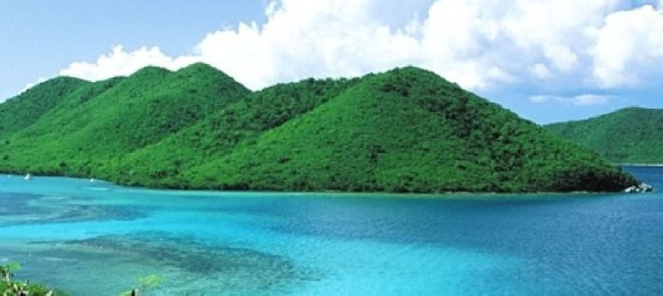View of Mary's Point on hike to Waterlemon Bay