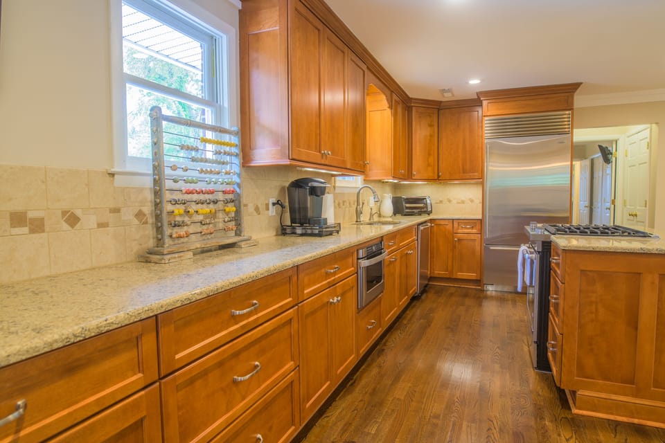 Large open kitchen