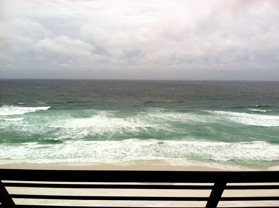 Ocean view from balcony