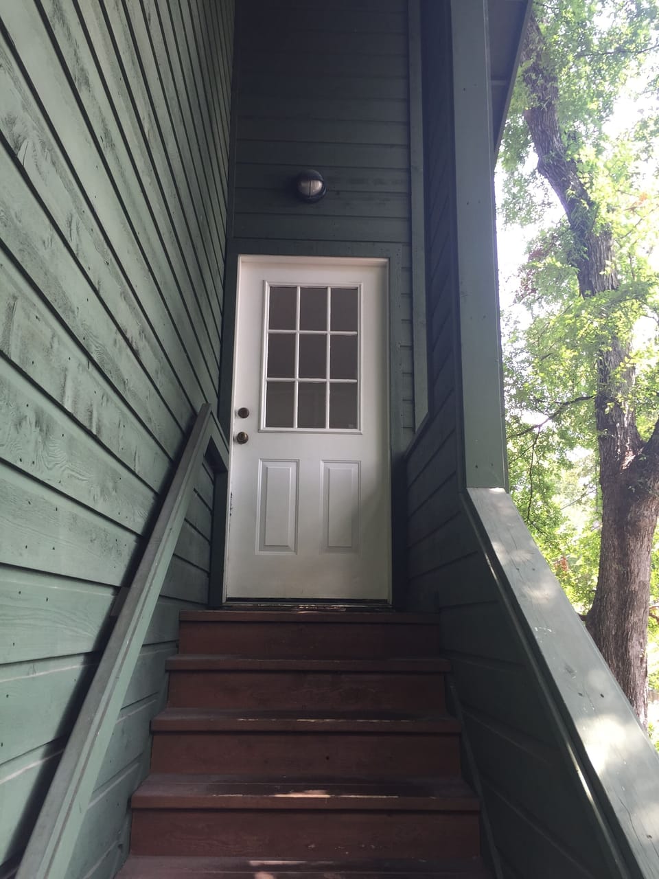 Entrance to studio