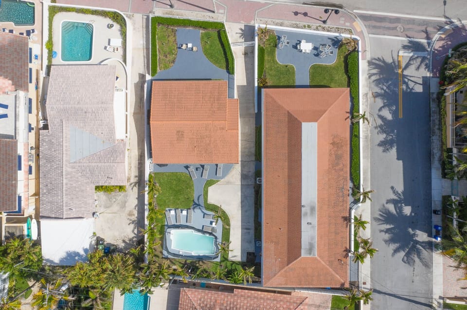 Overhead aerial shot