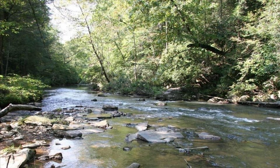 The Crooked Creek, a branch of the Catawba River