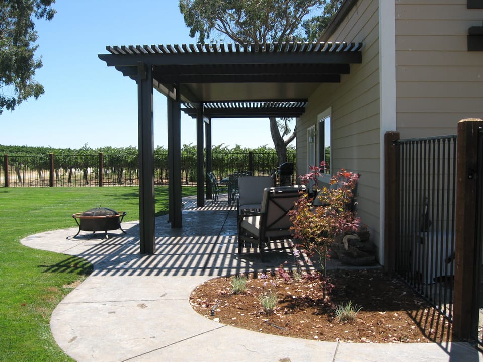 Covered patio