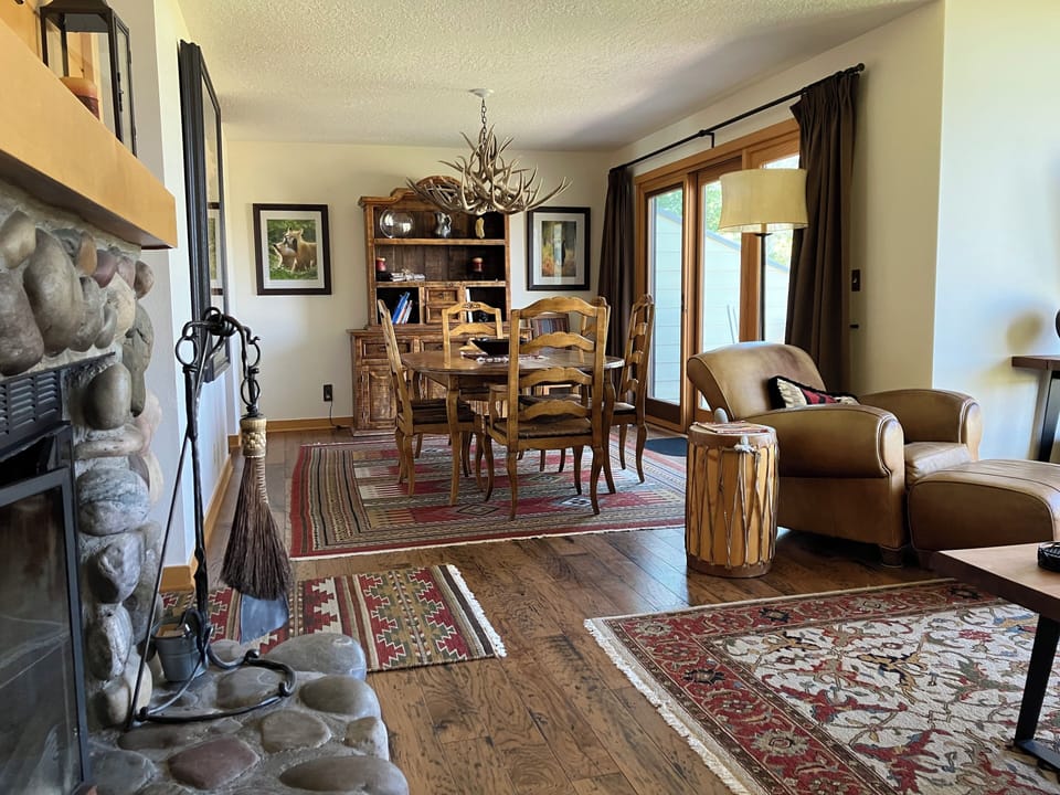 Dining room from living room