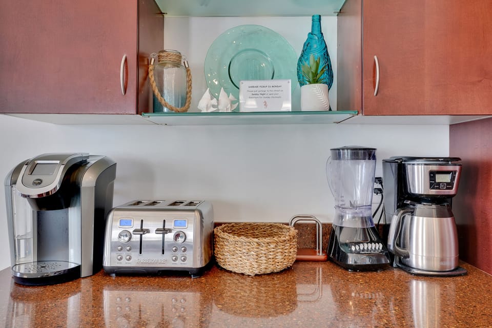 well equipped kitchen