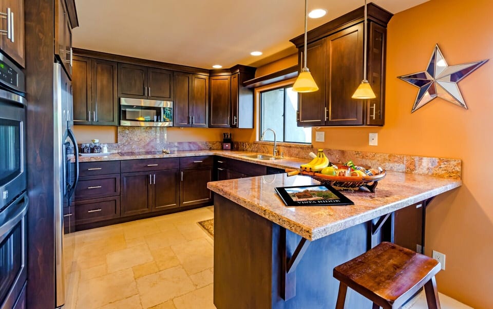 Eagle's Nest Suite #8 fully equipped kitchen for your culinary masterpiece.