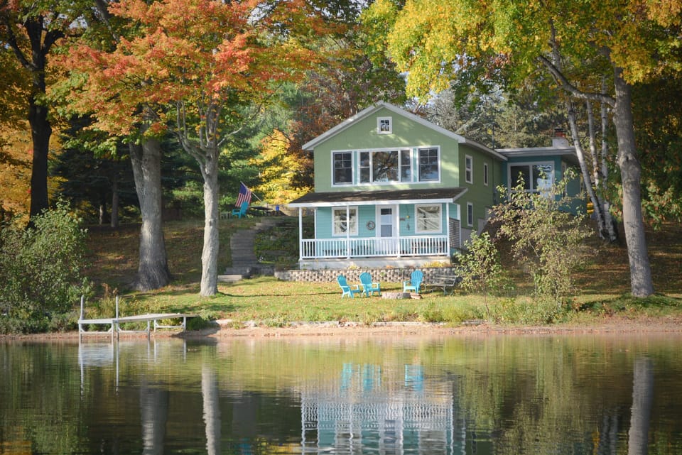 View from lake.