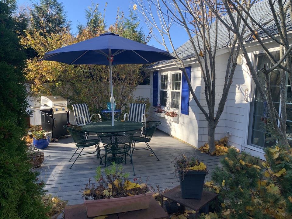 Relax on the deck in any season.
#Grill