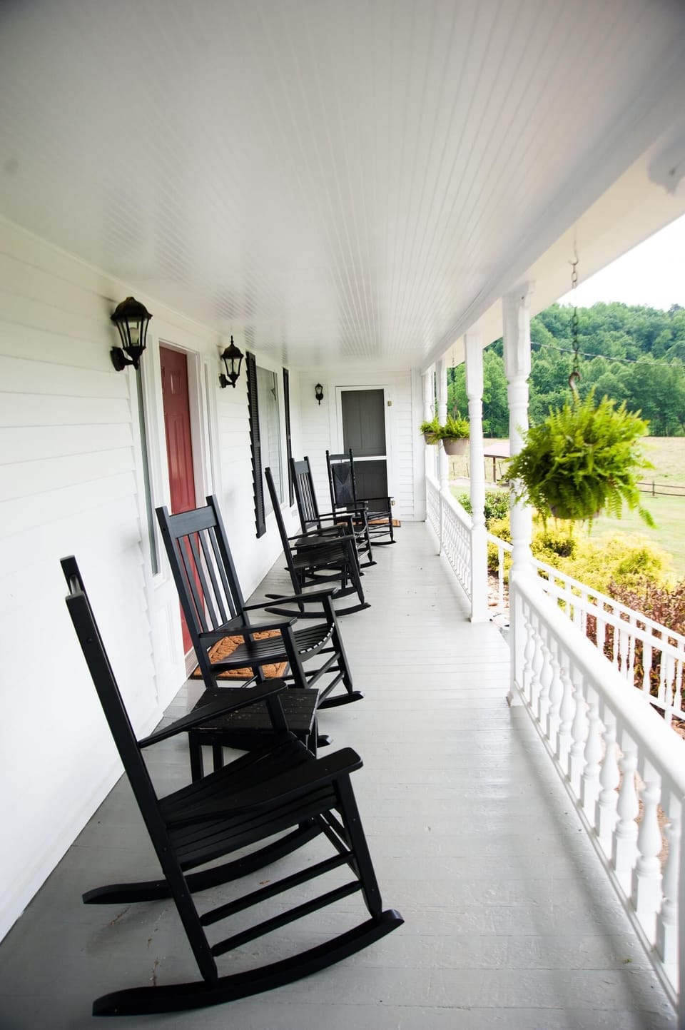 Front porch relaxing