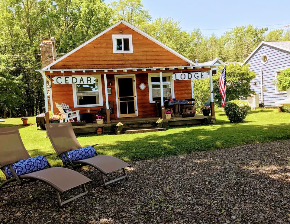 Right on the water. Relax on the porch or beach. 