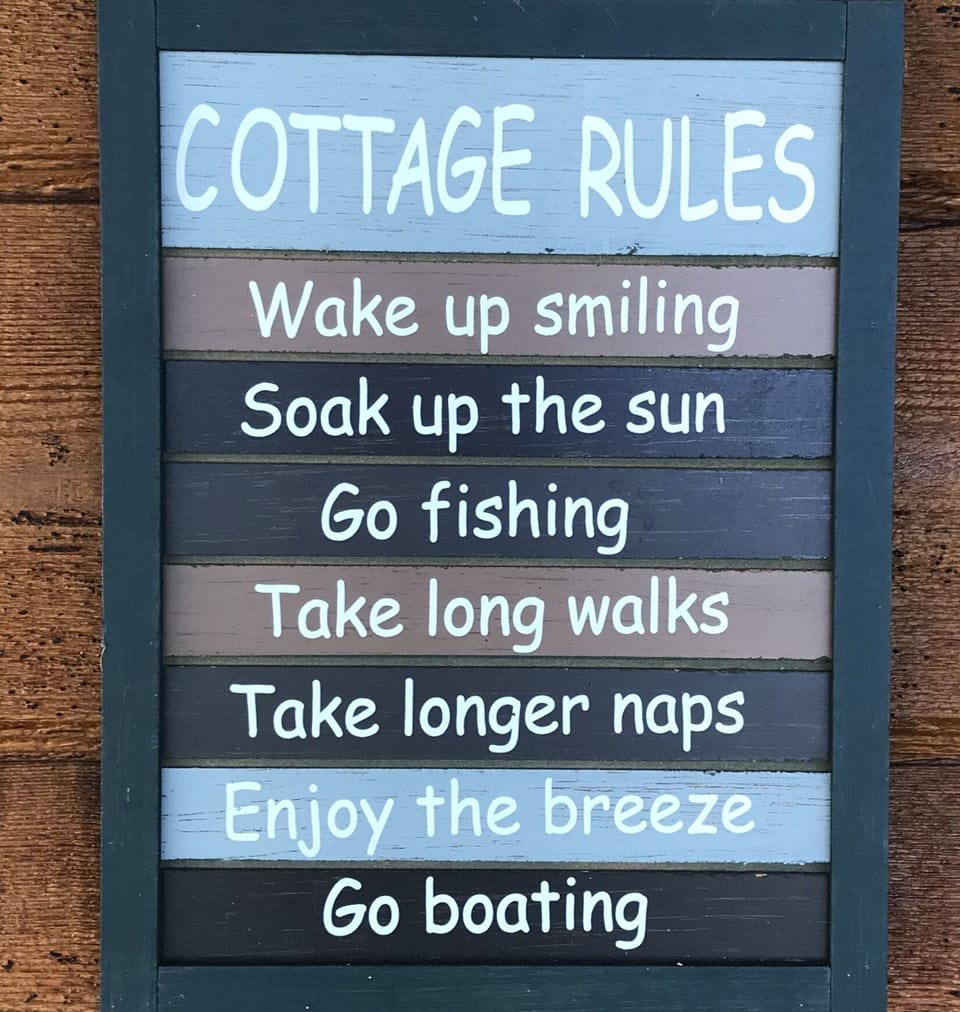 Rules to vacation by!