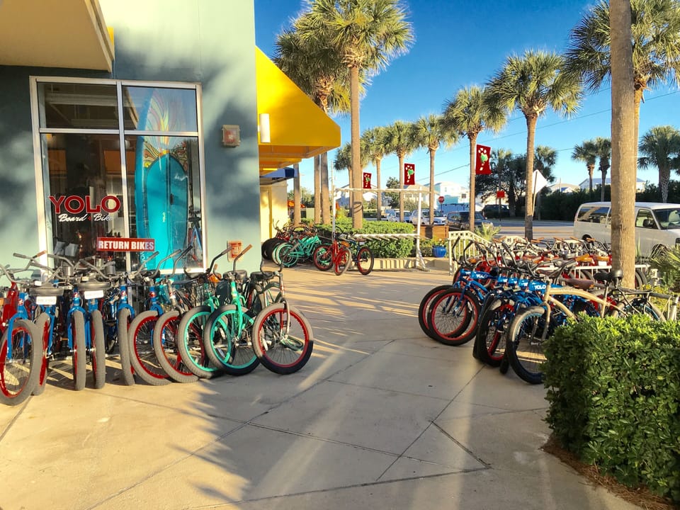 YOLO bike and paddle board store and rentals