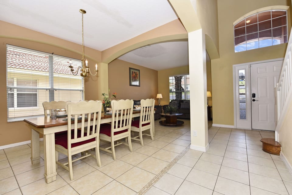Dinning room and living room
