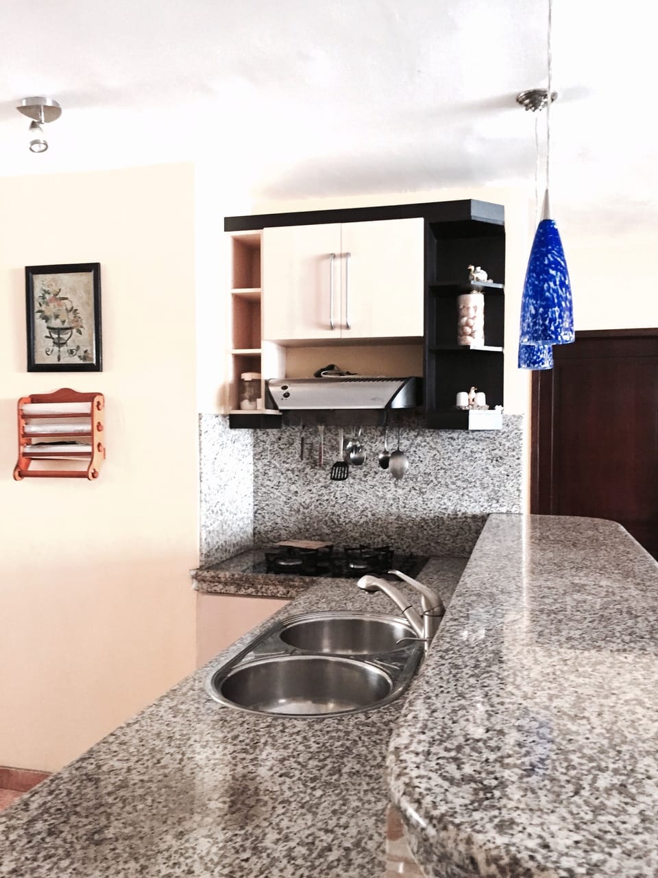 Gas stove.
