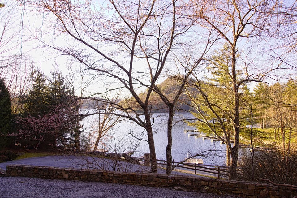 Photo of Lake Glenville from the parking area.