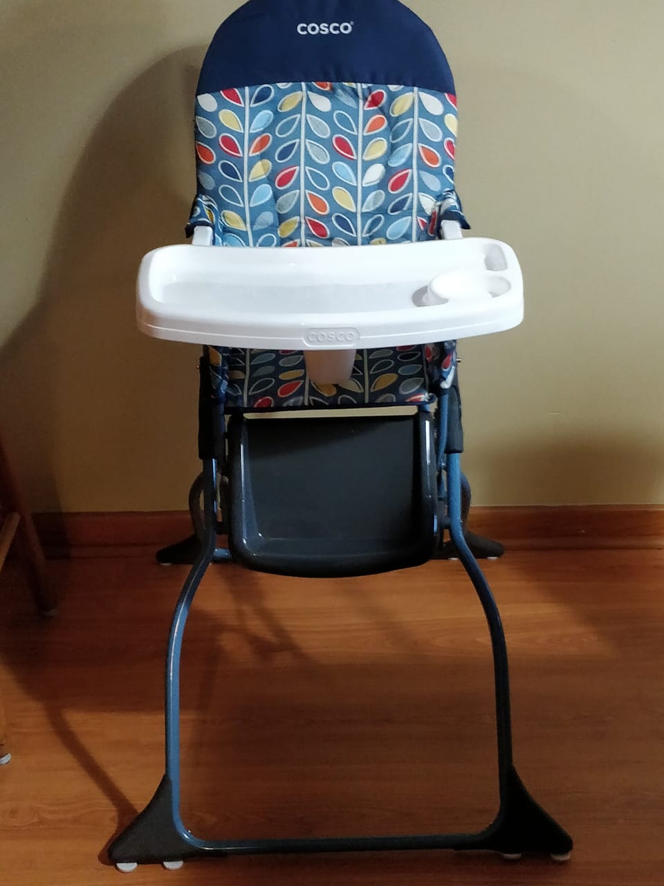New high chair... the old one is in the garage in case you need two