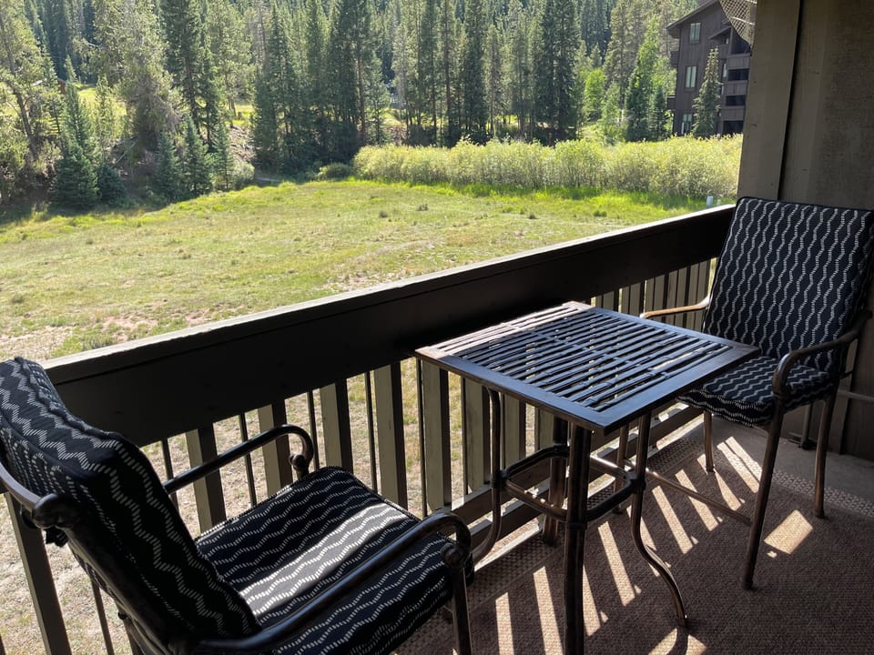 Patio with view