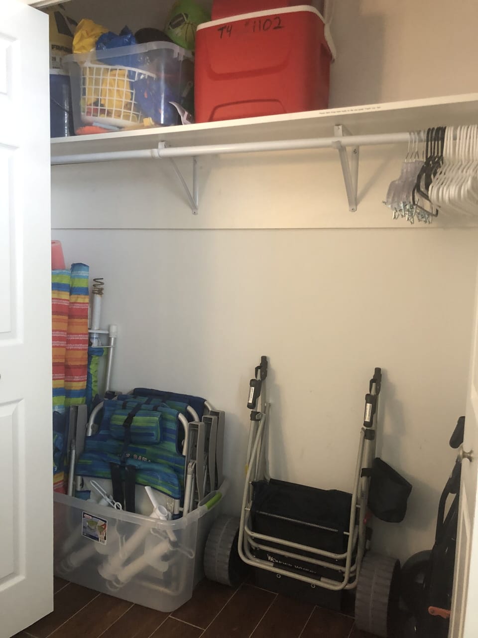 2 Pull carts 6 Beach Chairs, Coolers, Umbrella's, Beach Toys, Fishing Poles, Etc