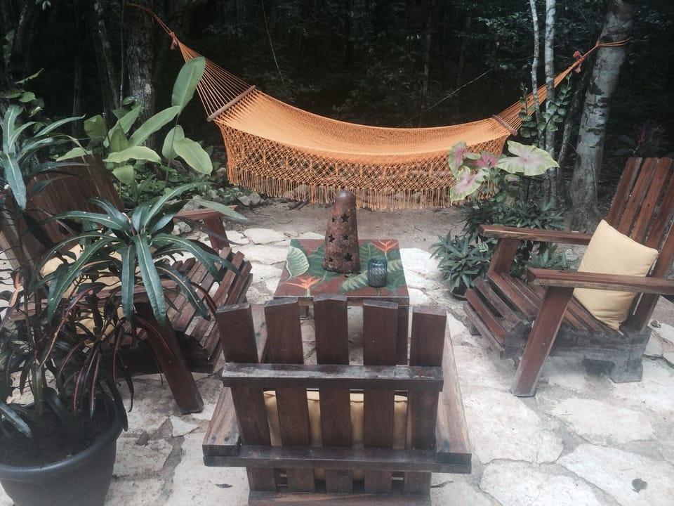 downstairs sitting area
