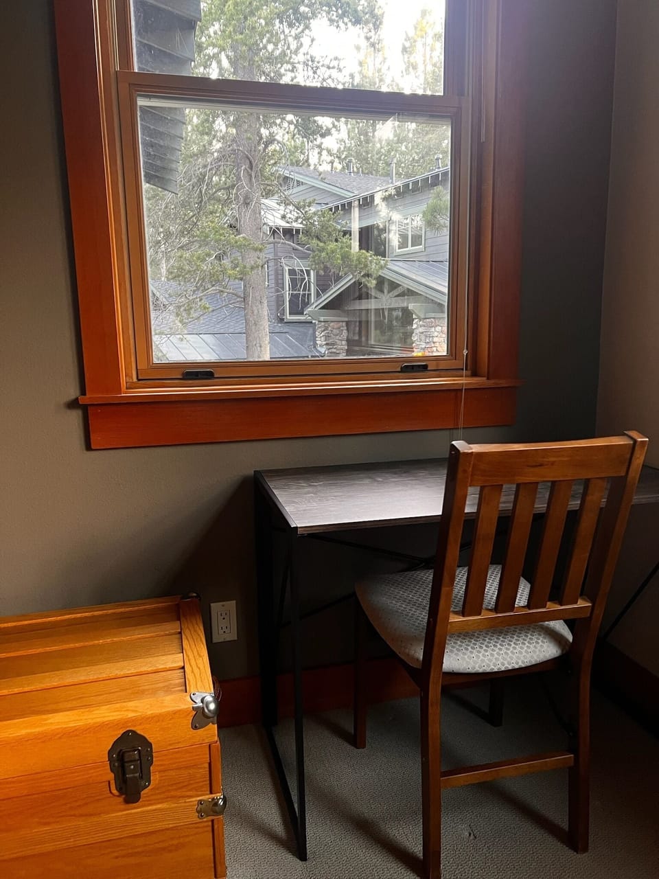 Master bedroom with workspace