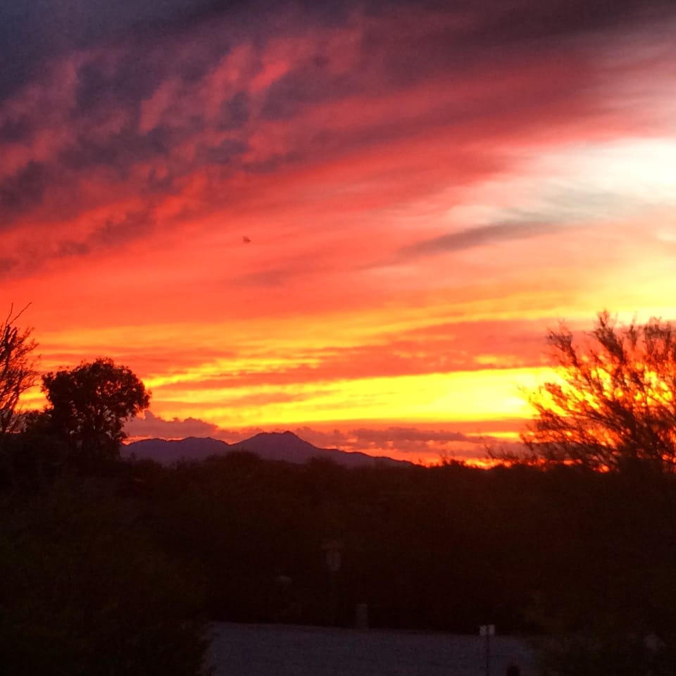 Recent view of one of our beautiful sunsets.
