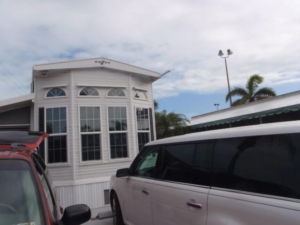 Room for 2 large vehicles to park