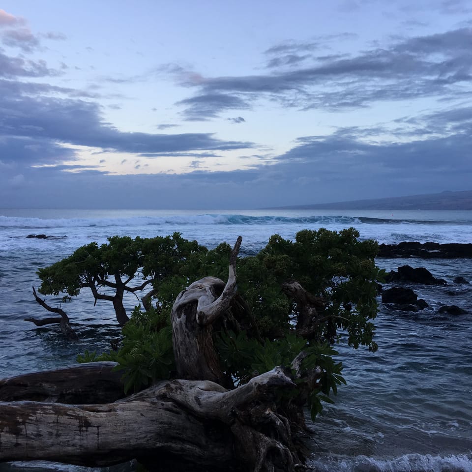 Early morning Beach near the Fairmont Orchid