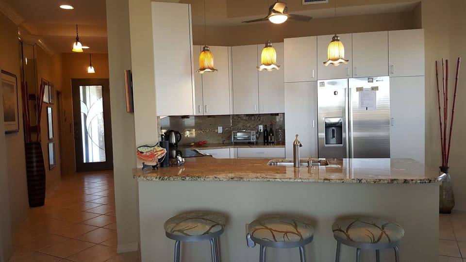 Kitchen and foyer hallway