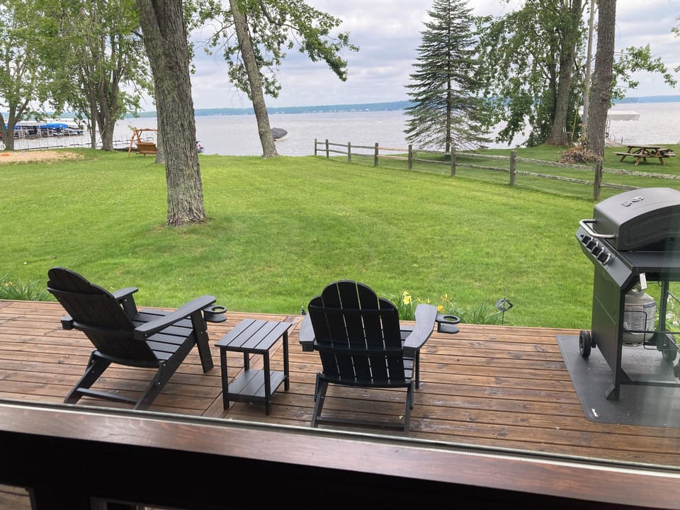 Lake view from the front window.