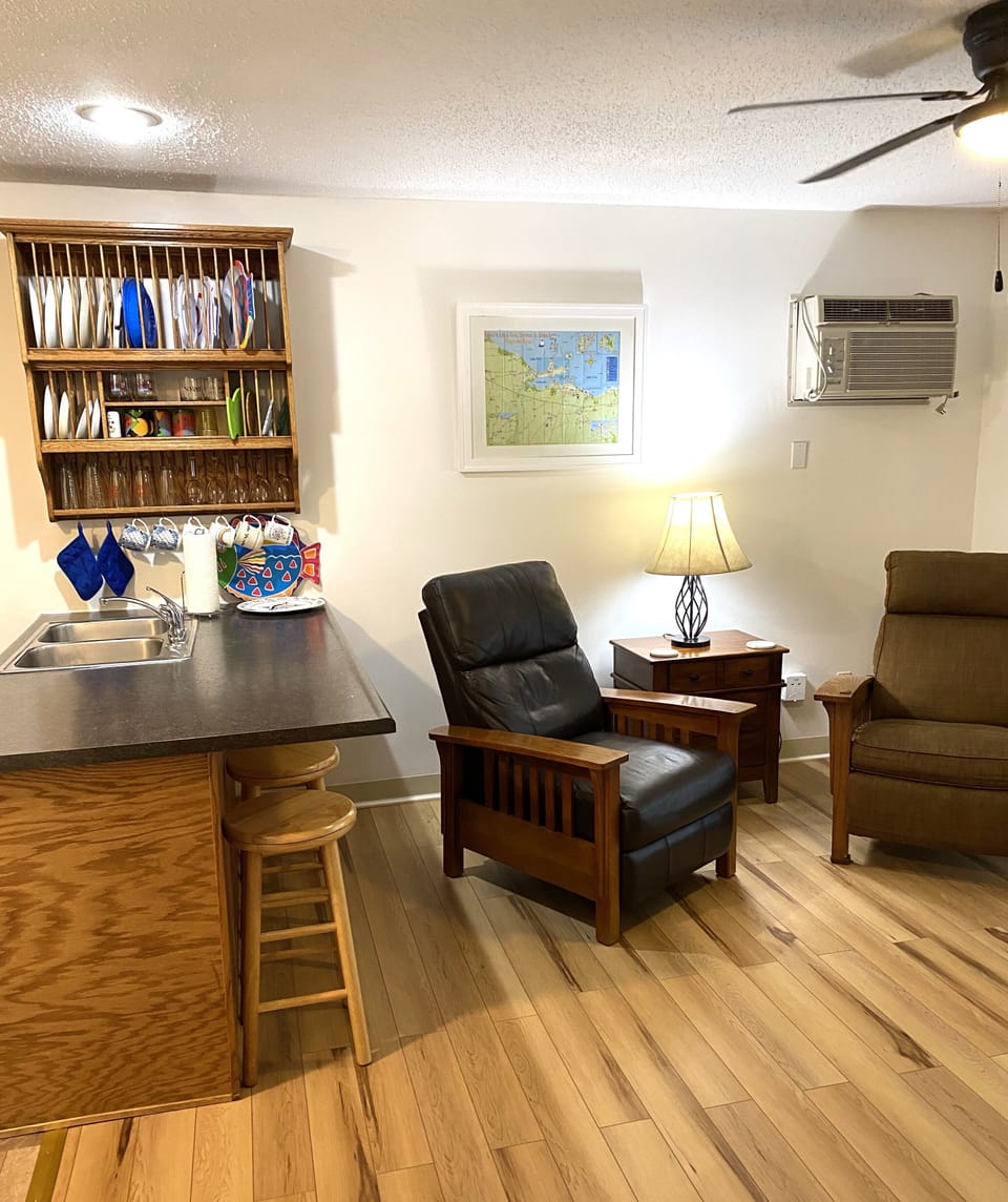 Kitchen and Living Room