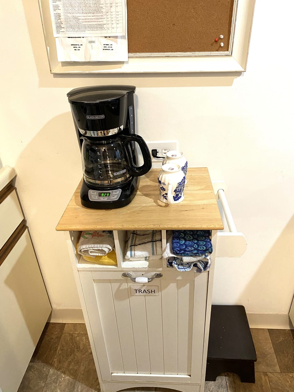 Coffee Pot  - Coffee not provided.