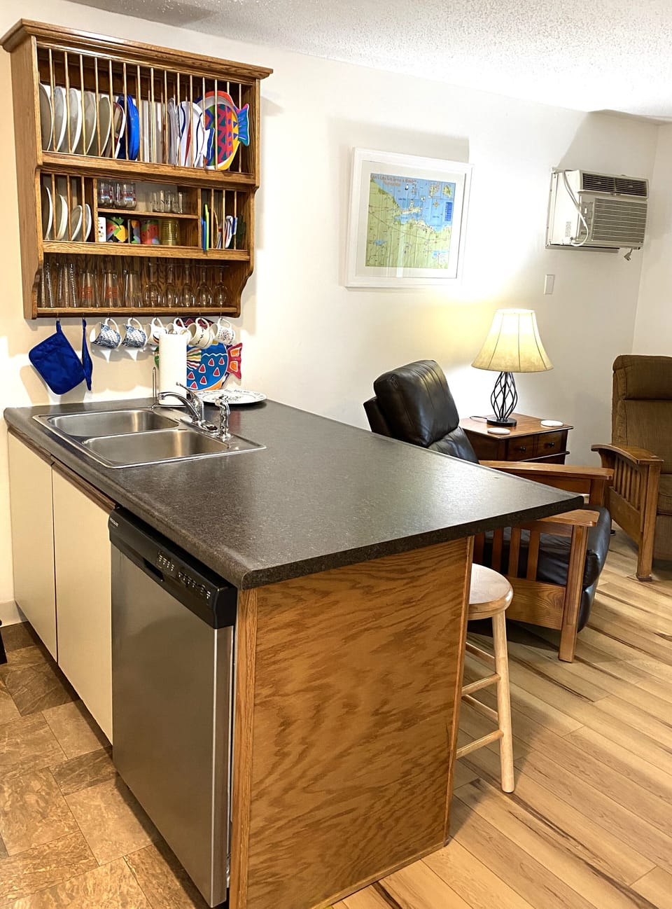 Kitchen and Living Room