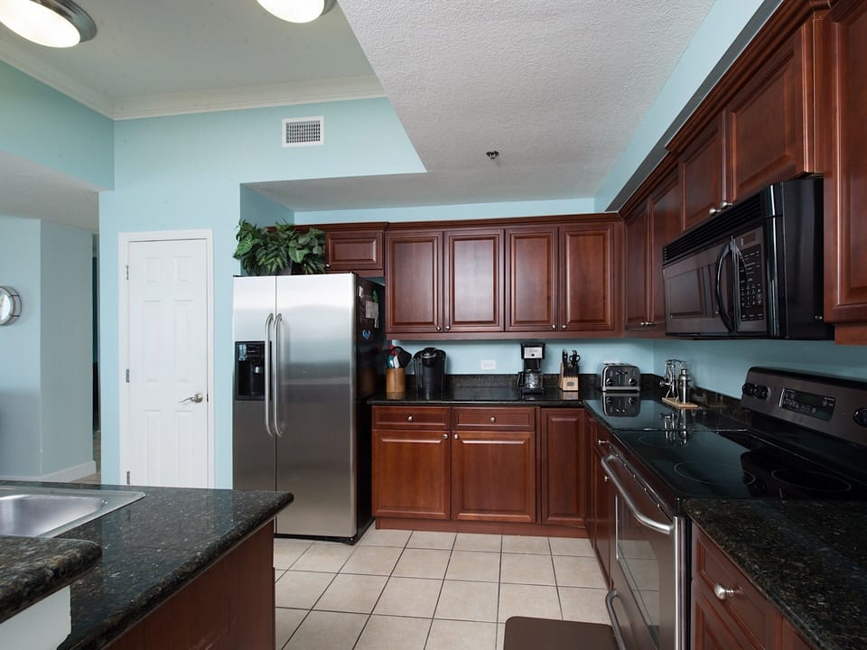 spacious kitchen