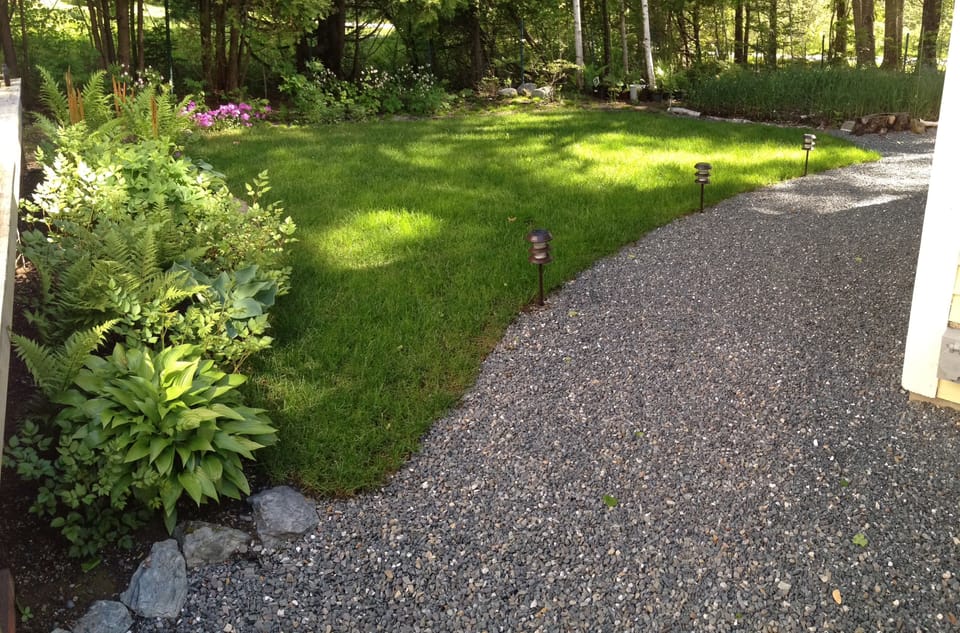 Your private fenced in side yard.